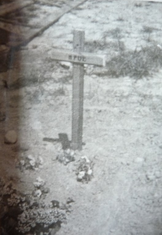 temporary grave Nanno Pul in Leipzig